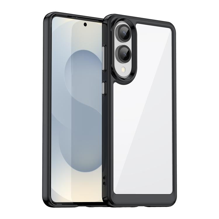 Colorful Series Acrylic Hybrid TPU Phone Case, For Samsung Galaxy S26+ 5G, For Samsung Galaxy S26 Edge 5G, For Samsung Galaxy S26 Ultra 5G, For Samsung Galaxy S26 5G, For Samsung Galaxy S25 Edge 5G