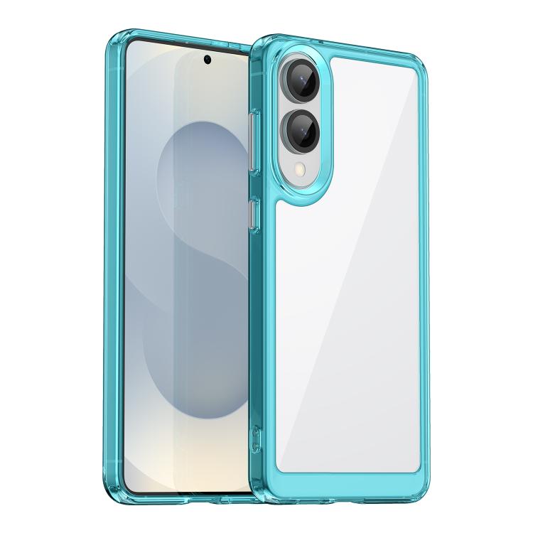 Colorful Series Acrylic Hybrid TPU Phone Case, For Samsung Galaxy S26+ 5G, For Samsung Galaxy S26 Edge 5G, For Samsung Galaxy S26 Ultra 5G, For Samsung Galaxy S26 5G, For Samsung Galaxy S25 Edge 5G