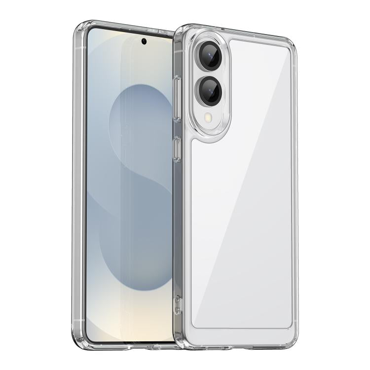 Colorful Series Acrylic Hybrid TPU Phone Case, For Samsung Galaxy S26+ 5G, For Samsung Galaxy S26 Edge 5G, For Samsung Galaxy S26 Ultra 5G, For Samsung Galaxy S26 5G, For Samsung Galaxy S25 Edge 5G