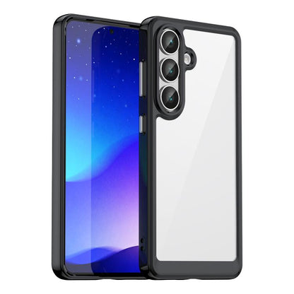 Colorful Series Acrylic Hybrid TPU Phone Case, For Samsung Galaxy S26+ 5G, For Samsung Galaxy S26 Edge 5G, For Samsung Galaxy S26 Ultra 5G, For Samsung Galaxy S26 5G, For Samsung Galaxy S25 Edge 5G