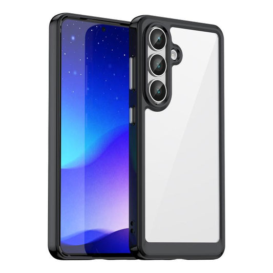 Colorful Series Acrylic Hybrid TPU Phone Case, For Samsung Galaxy S26+ 5G, For Samsung Galaxy S26 Edge 5G, For Samsung Galaxy S26 Ultra 5G, For Samsung Galaxy S26 5G, For Samsung Galaxy S25 Edge 5G