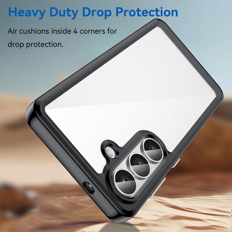 Colorful Series Acrylic Hybrid TPU Phone Case, For Samsung Galaxy S26+ 5G, For Samsung Galaxy S26 Edge 5G, For Samsung Galaxy S26 Ultra 5G, For Samsung Galaxy S26 5G, For Samsung Galaxy S25 Edge 5G