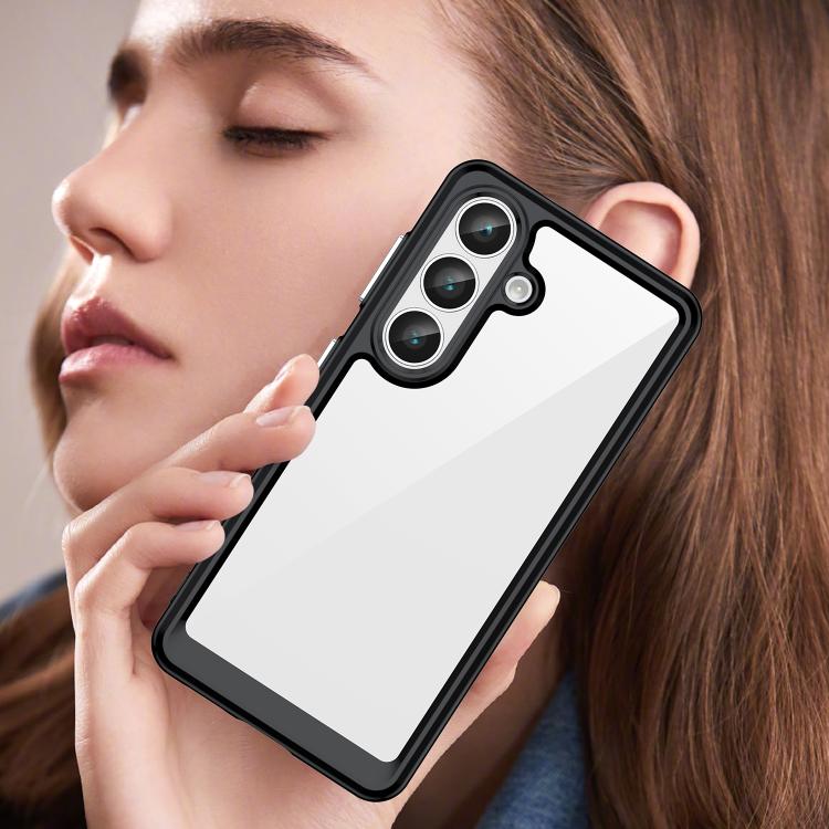 Colorful Series Acrylic Hybrid TPU Phone Case, For Samsung Galaxy S26+ 5G, For Samsung Galaxy S26 Edge 5G, For Samsung Galaxy S26 Ultra 5G, For Samsung Galaxy S26 5G, For Samsung Galaxy S25 Edge 5G