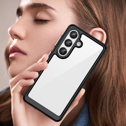 Colorful Series Acrylic Hybrid TPU Phone Case, For Samsung Galaxy S26+ 5G, For Samsung Galaxy S26 Edge 5G, For Samsung Galaxy S26 Ultra 5G, For Samsung Galaxy S26 5G, For Samsung Galaxy S25 Edge 5G