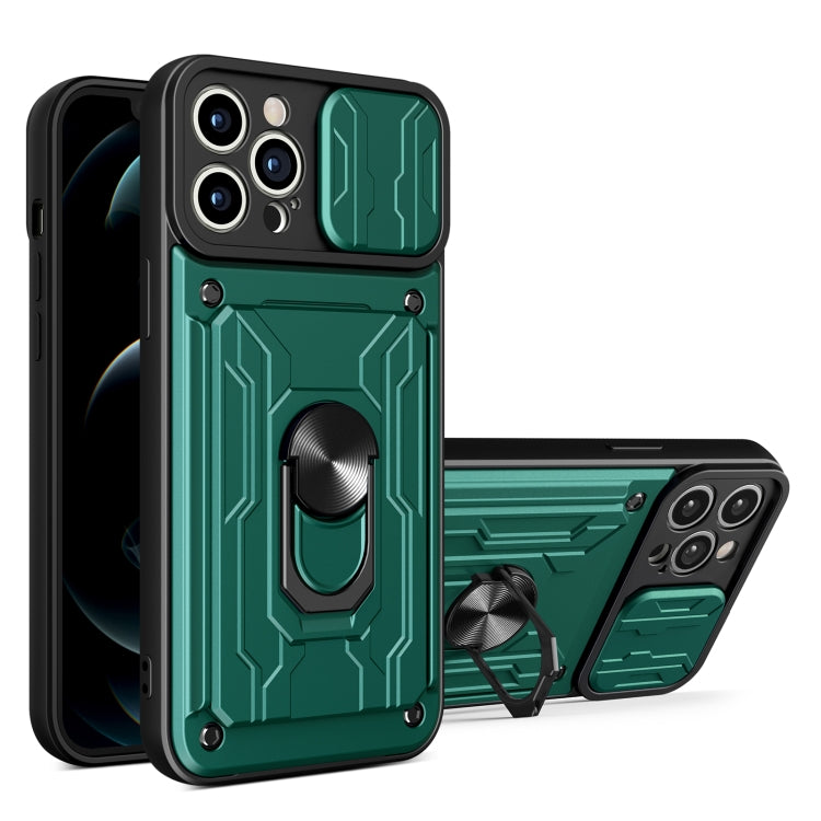 Sliding Camshield TPU+PC Phone Case with Card Slot, For iPhone 16, For iPhone 15 Pro Max, For iPhone 15 Pro