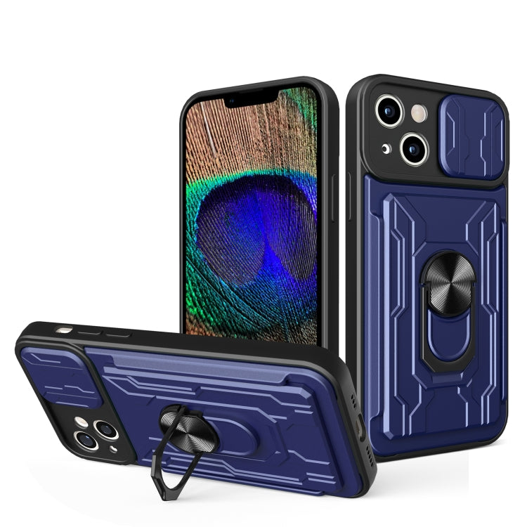 Sliding Camshield TPU+PC Phone Case with Card Slot, For iPhone 15 Pro, For iPhone 15 Plus, For iPhone 15