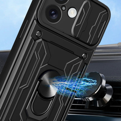Sliding Camshield TPU+PC Phone Case with Card Slot, For iPhone 16 Plus, For iPhone 16, For iPhone 15 Pro Max
