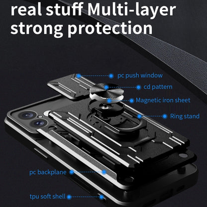 Sliding Camshield TPU+PC Phone Case with Card Slot, For iPhone 16, For iPhone 15 Pro Max, For iPhone 15 Pro