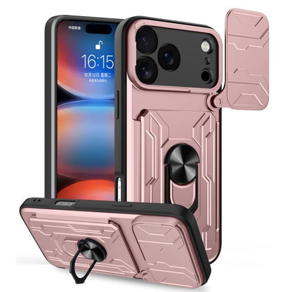 Sliding Camshield TPU+PC Phone Case with Card Slot, For iPhone 17 Pro Max, For iPhone 17 Pro, For iPhone 17