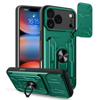 Sliding Camshield TPU+PC Phone Case with Card Slot, For iPhone 17 Pro Max, For iPhone 17 Pro, For iPhone 17