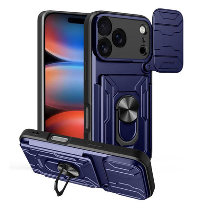 Sliding Camshield TPU+PC Phone Case with Card Slot, For iPhone 17 Pro Max, For iPhone 17 Pro, For iPhone 17