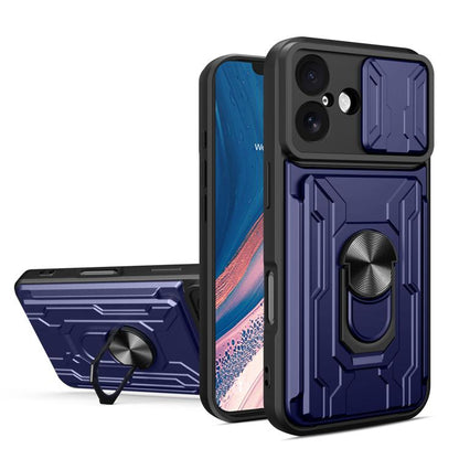 Sliding Camshield TPU+PC Phone Case with Card Slot, For iPhone 17 Pro Max, For iPhone 17 Pro, For iPhone 17