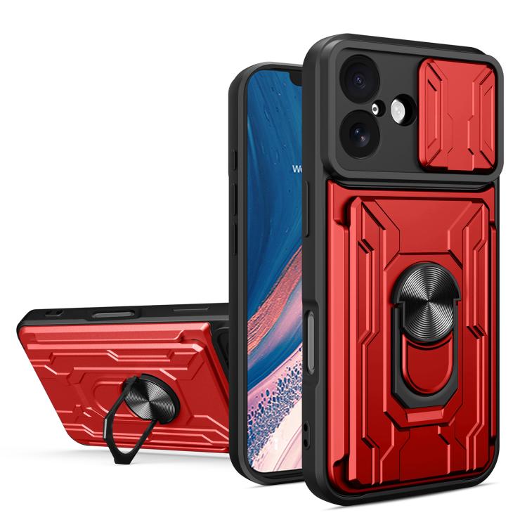 Sliding Camshield TPU+PC Phone Case with Card Slot, For iPhone 17 Pro Max, For iPhone 17 Pro, For iPhone 17