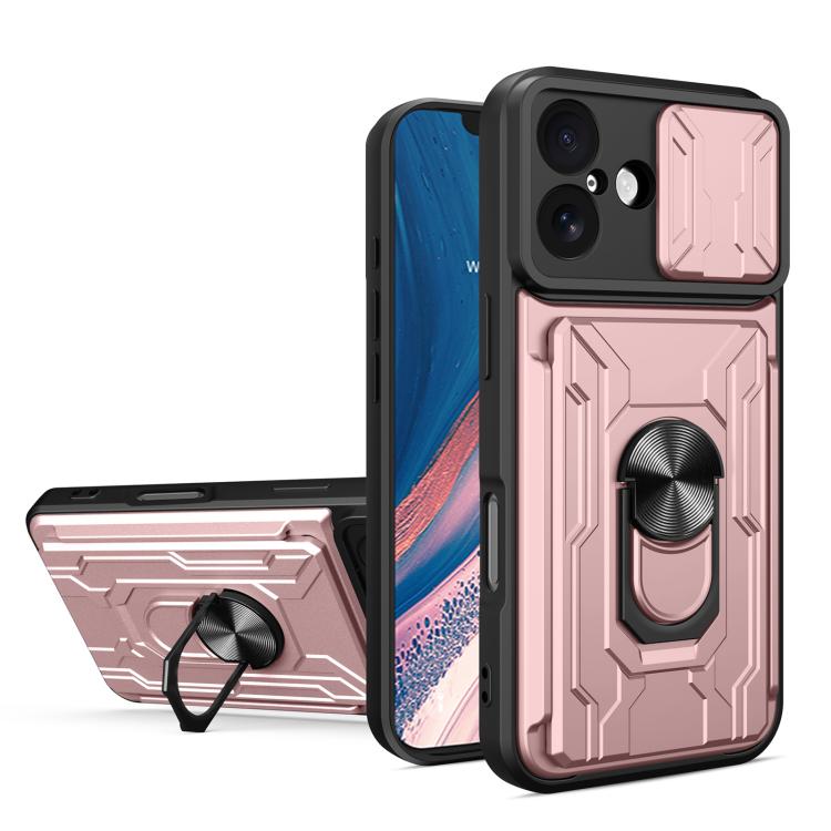 Sliding Camshield TPU+PC Phone Case with Card Slot, For iPhone 17 Pro Max, For iPhone 17 Pro, For iPhone 17