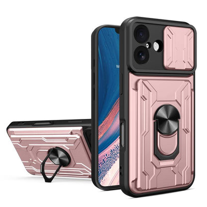 Sliding Camshield TPU+PC Phone Case with Card Slot, For iPhone 17 Pro Max, For iPhone 17 Pro, For iPhone 17