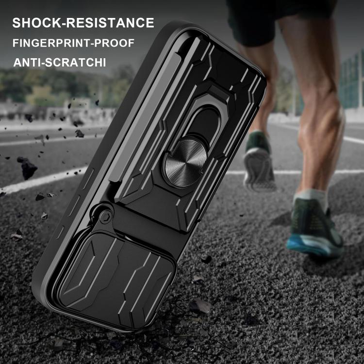 Sliding Camshield TPU+PC Phone Case with Card Slot, For iPhone 18 Pro, For iPhone 18 Pro Max, For iPhone 17e / 16e