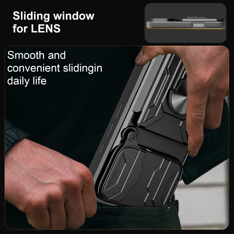 Sliding Camshield TPU+PC Phone Case with Card Slot, For iPhone 18 Pro, For iPhone 18 Pro Max, For iPhone 17e / 16e