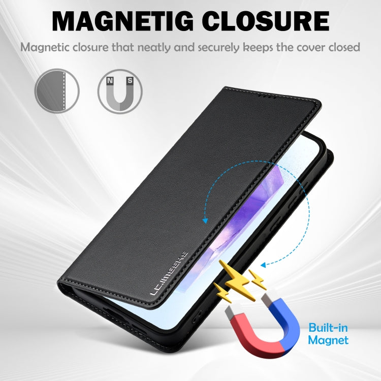 LC.IMEEKE L1 Series Frosted Fine Texture PU Phone Case, For Samsung Galaxy S24 FE 5G, For Samsung Galaxy S24 Ultra 5G, For Samsung Galaxy S24+ 5G, For Samsung Galaxy S24 5G