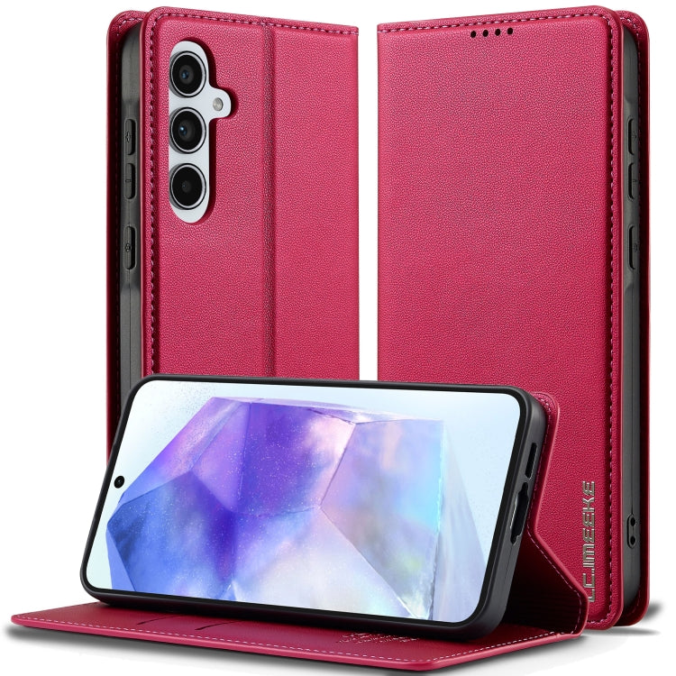 LC.IMEEKE L1 Series Frosted Fine Texture PU Phone Case, For Samsung Galaxy S24 FE 5G, For Samsung Galaxy S24 Ultra 5G, For Samsung Galaxy S24+ 5G, For Samsung Galaxy S24 5G