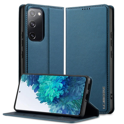 LC.IMEEKE L1 Series Frosted Fine Texture PU Phone Case, For Samsung Galaxy S20 FE, For Samsung Galaxy S22 Ultra 5G, For Samsung Galaxy S22+ 5G, For Samsung Galaxy S22 5G