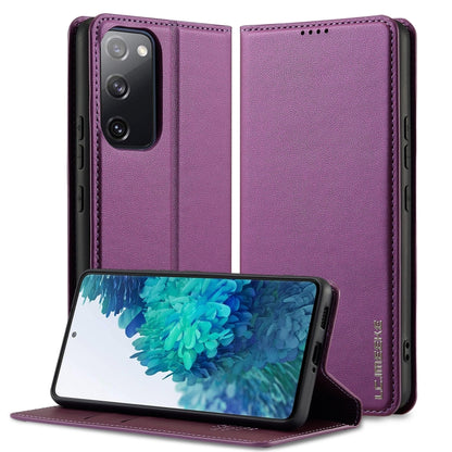 LC.IMEEKE L1 Series Frosted Fine Texture PU Phone Case, For Samsung Galaxy S20 FE, For Samsung Galaxy S22 Ultra 5G, For Samsung Galaxy S22+ 5G, For Samsung Galaxy S22 5G