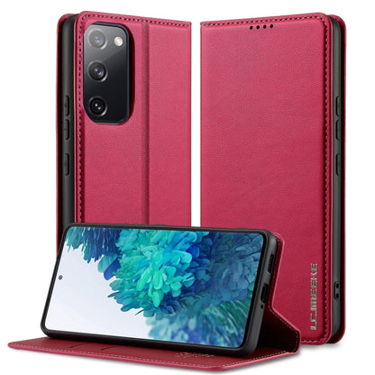 LC.IMEEKE L1 Series Frosted Fine Texture PU Phone Case, For Samsung Galaxy S20 FE, For Samsung Galaxy S22 Ultra 5G, For Samsung Galaxy S22+ 5G, For Samsung Galaxy S22 5G