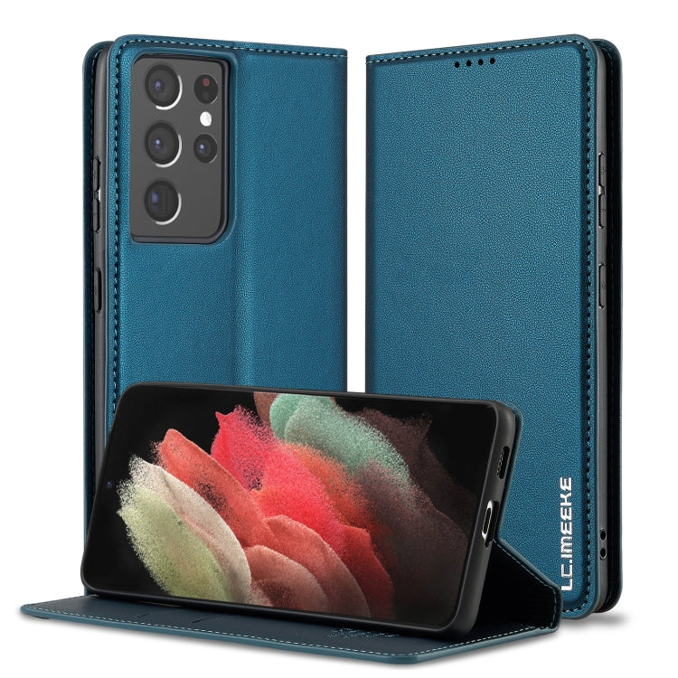 LC.IMEEKE L1 Series Frosted Fine Texture PU Phone Case, For Samsung Galaxy S21 5G, For Samsung Galaxy S21+ 5G, For Samsung Galaxy S21 Ultra 5G