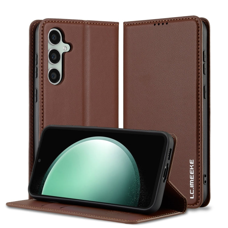 LC.IMEEKE L1 Series Frosted Fine Texture PU Phone Case, For Samsung Galaxy S24 FE 5G, For Samsung Galaxy S24 Ultra 5G, For Samsung Galaxy S24+ 5G, For Samsung Galaxy S24 5G