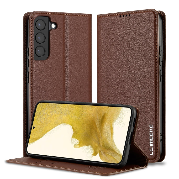 LC.IMEEKE L1 Series Frosted Fine Texture PU Phone Case, For Samsung Galaxy S20 FE, For Samsung Galaxy S22 Ultra 5G, For Samsung Galaxy S22+ 5G, For Samsung Galaxy S22 5G