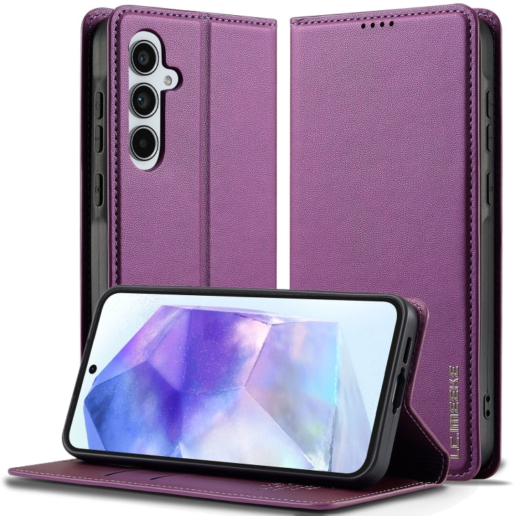 LC.IMEEKE L1 Series Frosted Fine Texture PU Phone Case, For Samsung Galaxy S25 Edge 5G, For Samsung Galaxy S25 5G, For Samsung Galaxy S25+ 5G, For Samsung Galaxy S25 Ultra 5G