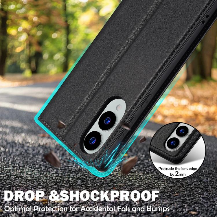 LC.IMEEKE L1 Series Frosted Fine Texture PU Phone Case, For Samsung Galaxy S25 Edge 5G, For Samsung Galaxy S25 5G, For Samsung Galaxy S25+ 5G, For Samsung Galaxy S25 Ultra 5G