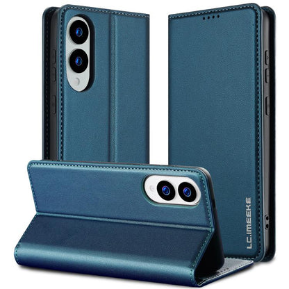 LC.IMEEKE L1 Series Frosted Fine Texture PU Phone Case, For Samsung Galaxy S25 Edge 5G, For Samsung Galaxy S25 5G, For Samsung Galaxy S25+ 5G, For Samsung Galaxy S25 Ultra 5G