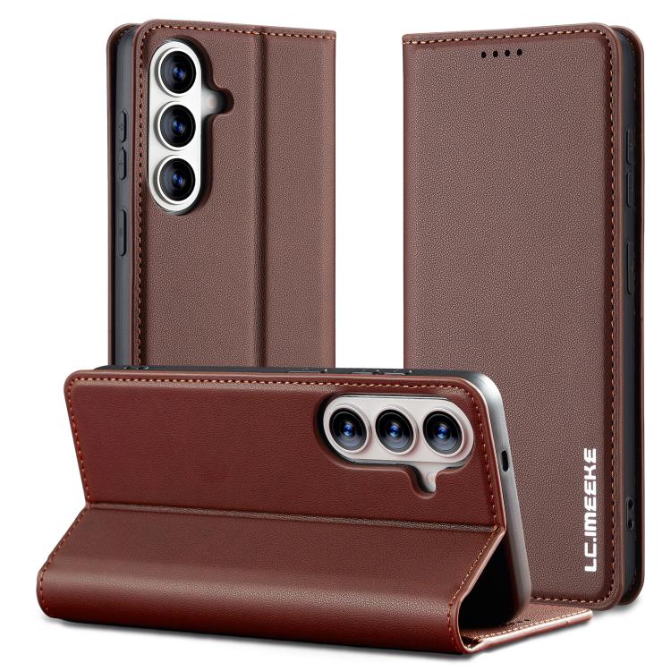 LC.IMEEKE L1 Series Frosted Fine Texture PU Phone Case, For Galaxy S26 FE 5G, For Samsung Galaxy S26+ 5G, For Samsung Galaxy S26 Ultra 5G, For Samsung Galaxy S26 5G