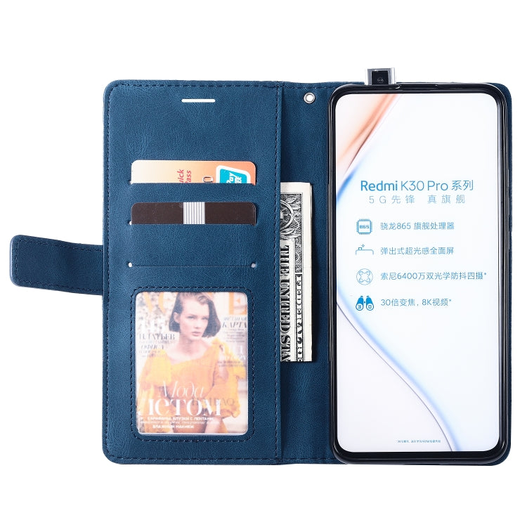 Skin Feel Splicing Horizontal Flip Leather Case with Holder & Card Slots & Wallet & Photo Frame, For Xiaomi Redmi K30 Pro, For Xiaomi Redmi Note 7 / Note 7 Pro, For Xiaomi Mi 9T Pro / Redmi K20 Pro, For Xiaomi Mi 10 5G / Mi 10 Pro 5G