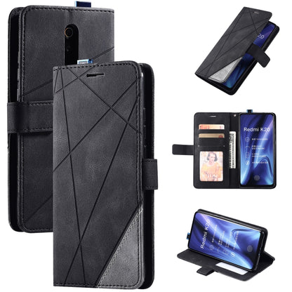 Skin Feel Splicing Horizontal Flip Leather Case with Holder & Card Slots & Wallet & Photo Frame, For Xiaomi Redmi K30 Pro, For Xiaomi Redmi Note 7 / Note 7 Pro, For Xiaomi Mi 9T Pro / Redmi K20 Pro, For Xiaomi Mi 10 5G / Mi 10 Pro 5G