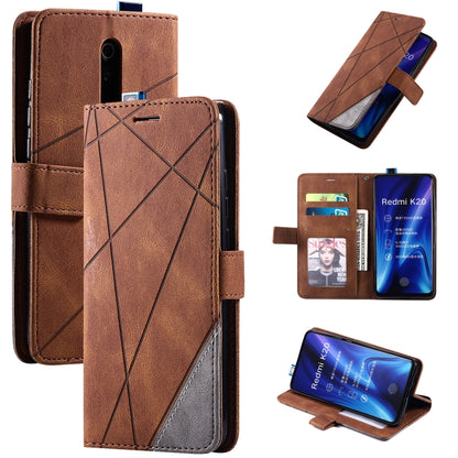 Skin Feel Splicing Horizontal Flip Leather Case with Holder & Card Slots & Wallet & Photo Frame, For Xiaomi Redmi K30 Pro, For Xiaomi Redmi Note 7 / Note 7 Pro, For Xiaomi Mi 9T Pro / Redmi K20 Pro, For Xiaomi Mi 10 5G / Mi 10 Pro 5G