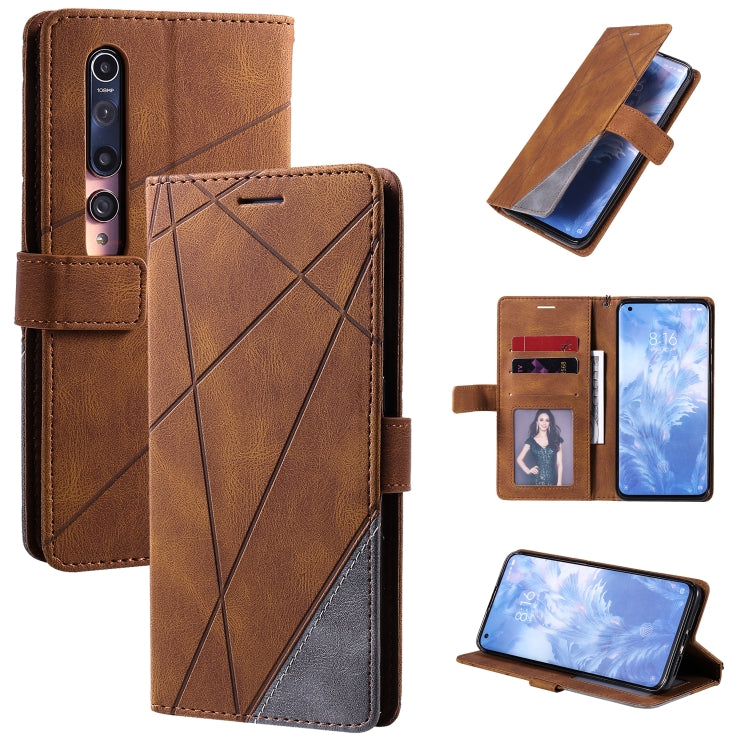 Skin Feel Splicing Horizontal Flip Leather Case with Holder & Card Slots & Wallet & Photo Frame, For Xiaomi Redmi K30 Pro, For Xiaomi Redmi Note 7 / Note 7 Pro, For Xiaomi Mi 9T Pro / Redmi K20 Pro, For Xiaomi Mi 10 5G / Mi 10 Pro 5G