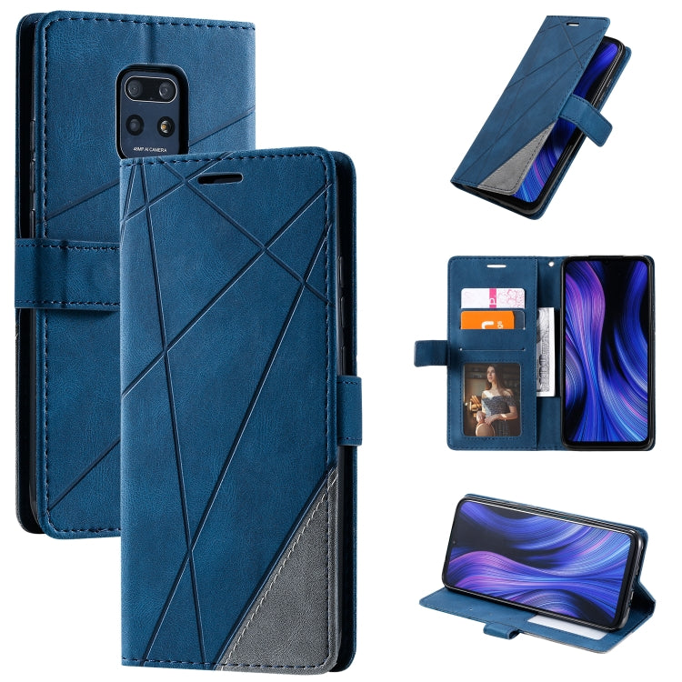 Skin Feel Splicing Horizontal Flip Leather Case with Holder & Card Slots & Wallet & Photo Frame, For Xiaomi Redmi 10X Pro 5G / 10X 5G, For Xiaomi Redmi Note 9