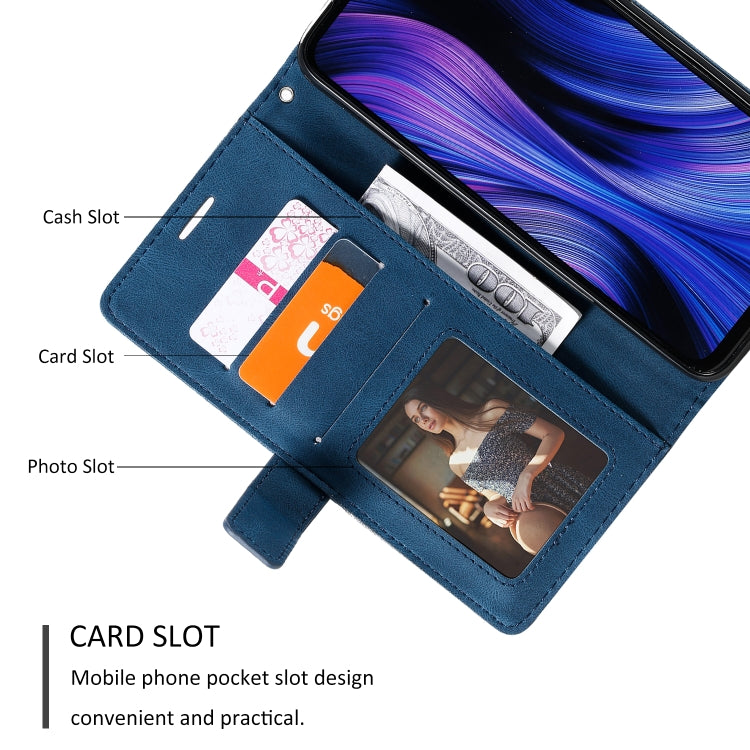 Skin Feel Splicing Horizontal Flip Leather Case with Holder & Card Slots & Wallet & Photo Frame, For Xiaomi Redmi 10X Pro 5G / 10X 5G, For Xiaomi Redmi Note 9