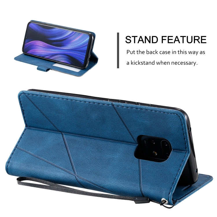 Skin Feel Splicing Horizontal Flip Leather Case with Holder & Card Slots & Wallet & Photo Frame, For Xiaomi Redmi 10X Pro 5G / 10X 5G, For Xiaomi Redmi Note 9