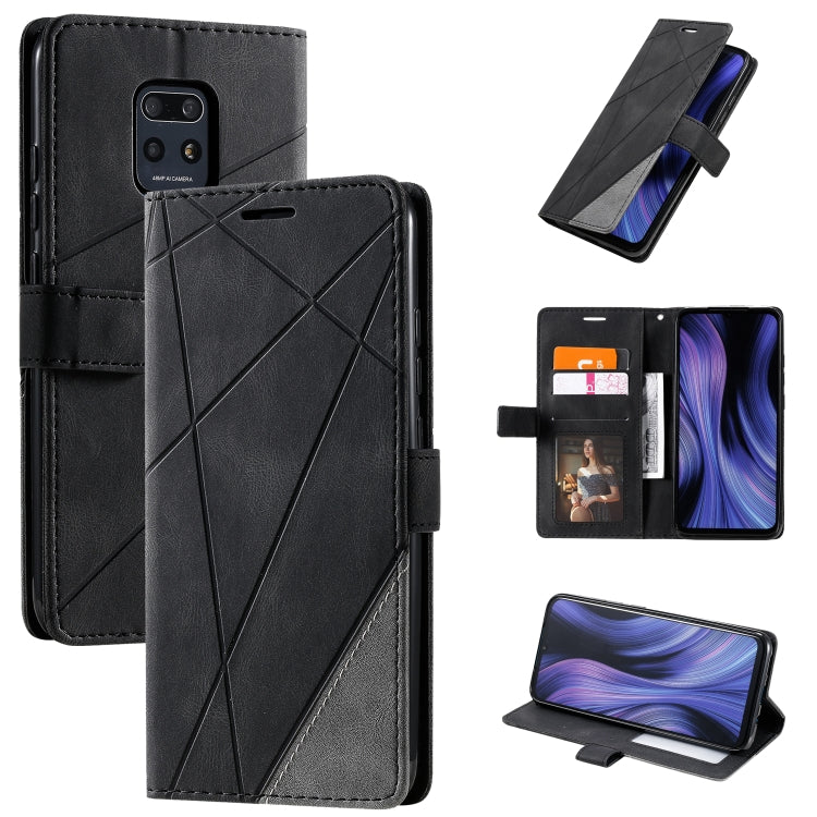 Skin Feel Splicing Horizontal Flip Leather Case with Holder & Card Slots & Wallet & Photo Frame, For Xiaomi Redmi 10X Pro 5G / 10X 5G, For Xiaomi Redmi Note 9
