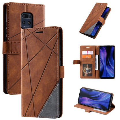 Skin Feel Splicing Horizontal Flip Leather Case with Holder & Card Slots & Wallet & Photo Frame, For Xiaomi Redmi 10X Pro 5G / 10X 5G, For Xiaomi Redmi Note 9
