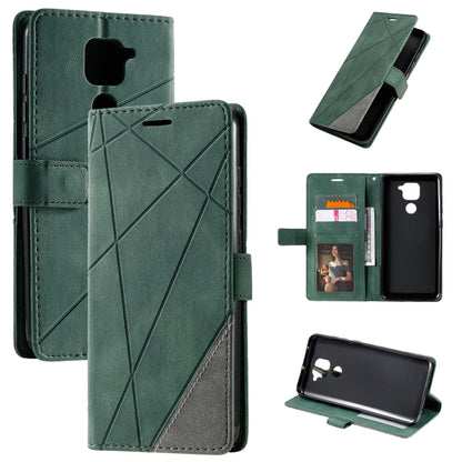 Skin Feel Splicing Horizontal Flip Leather Case with Holder & Card Slots & Wallet & Photo Frame, For Xiaomi Redmi 10X Pro 5G / 10X 5G, For Xiaomi Redmi Note 9