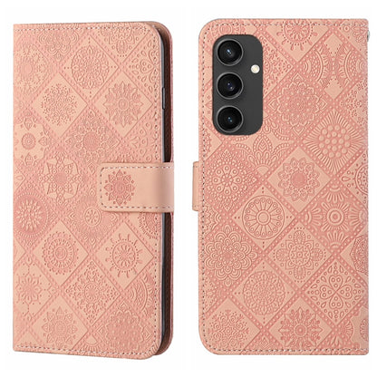 Ethnic Style Embossed Pattern Leather Phone Case, For Samsung Galaxy S25 Ultra 5G, For Samsung Galaxy S24 FE 5G