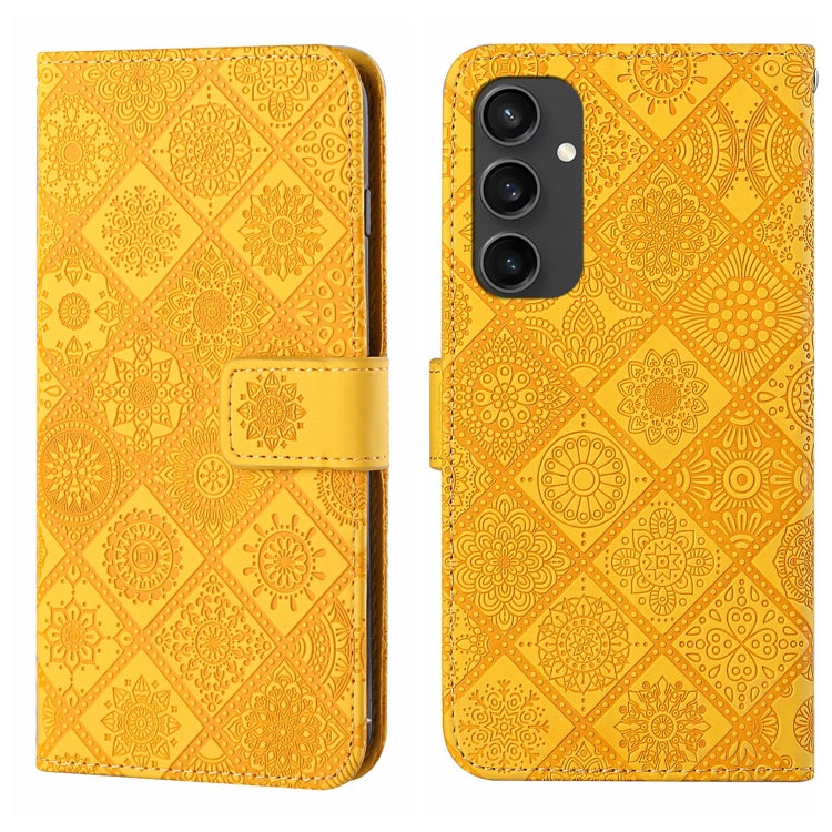 Ethnic Style Embossed Pattern Leather Phone Case, For Samsung Galaxy S25 Ultra 5G, For Samsung Galaxy S24 FE 5G
