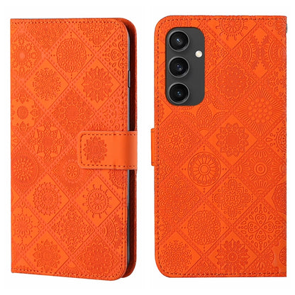 Ethnic Style Embossed Pattern Leather Phone Case, For Samsung Galaxy S25 Ultra 5G, For Samsung Galaxy S24 FE 5G