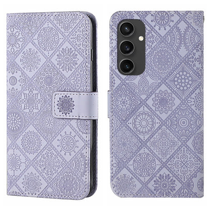 Ethnic Style Embossed Pattern Leather Phone Case, For Samsung Galaxy S25 Ultra 5G, For Samsung Galaxy S24 FE 5G