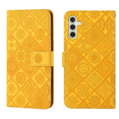 Ethnic Style Embossed Pattern Leather Phone Case, For Samsung Galaxy S25 FE 5G, For Samsung Galaxy S25 5G, For Samsung Galaxy S25+ 5G