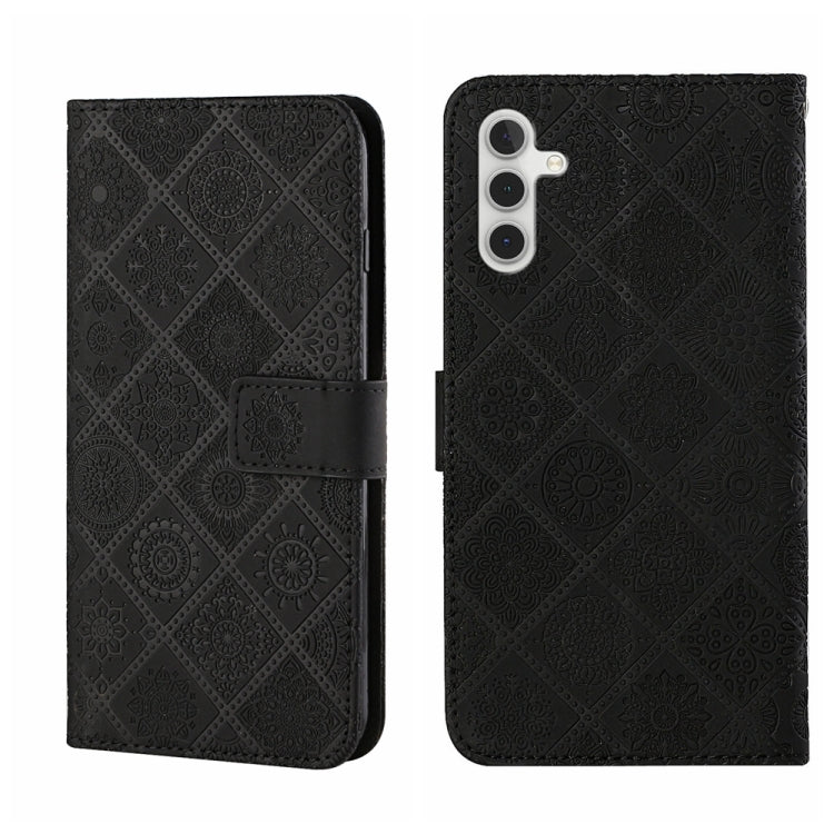 Ethnic Style Embossed Pattern Leather Phone Case, For Samsung Galaxy S25 FE 5G, For Samsung Galaxy S25 5G, For Samsung Galaxy S25+ 5G