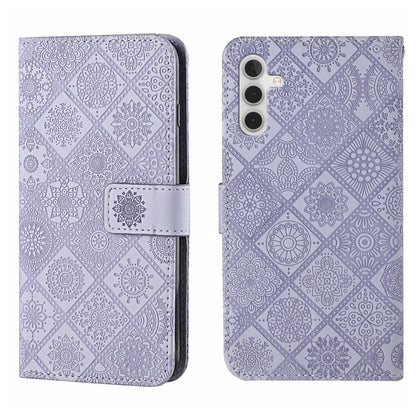 Ethnic Style Embossed Pattern Leather Phone Case, For Samsung Galaxy S25 FE 5G, For Samsung Galaxy S25 5G, For Samsung Galaxy S25+ 5G